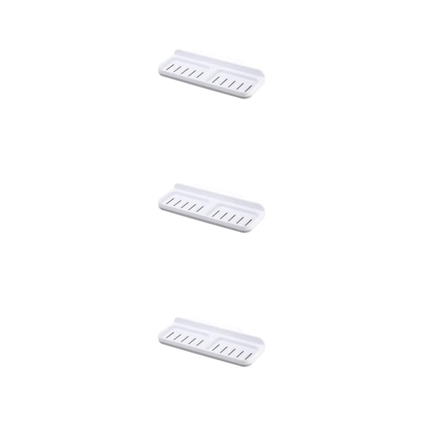 Moyic Soporte de ducha montado en la pared para de esponja, baño para el hogar, baño, cocina, sin perforaciones, contenedor de drenaje Type1 NO1