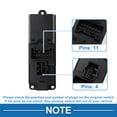 thumbnail image 4 of Interruptor de ventana eléctrica Unique Bargains No.AB3914540BB para el lado del conductor delantero del Ford Ranger 2012-2015 Negro, 4 of 7