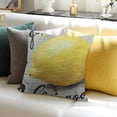 thumbnail image 3 of BANET Motivational Quote Throw Pillow Cover If Gives You Lemons Make Rectangle Pillow Cases Home Decorative Cushion Cover for Bed Sofa Yellow White Black 22x22in, 3 of 5