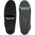 thumbnail image 2 of Alpine Swiss Wide Mens Slippers Steve Moccasin House Shoes Memory Foam Insole Corduroy Slip-On Terry Lining Indoor Outdoor Non-Slip Rubber Outsole, 2 of 7