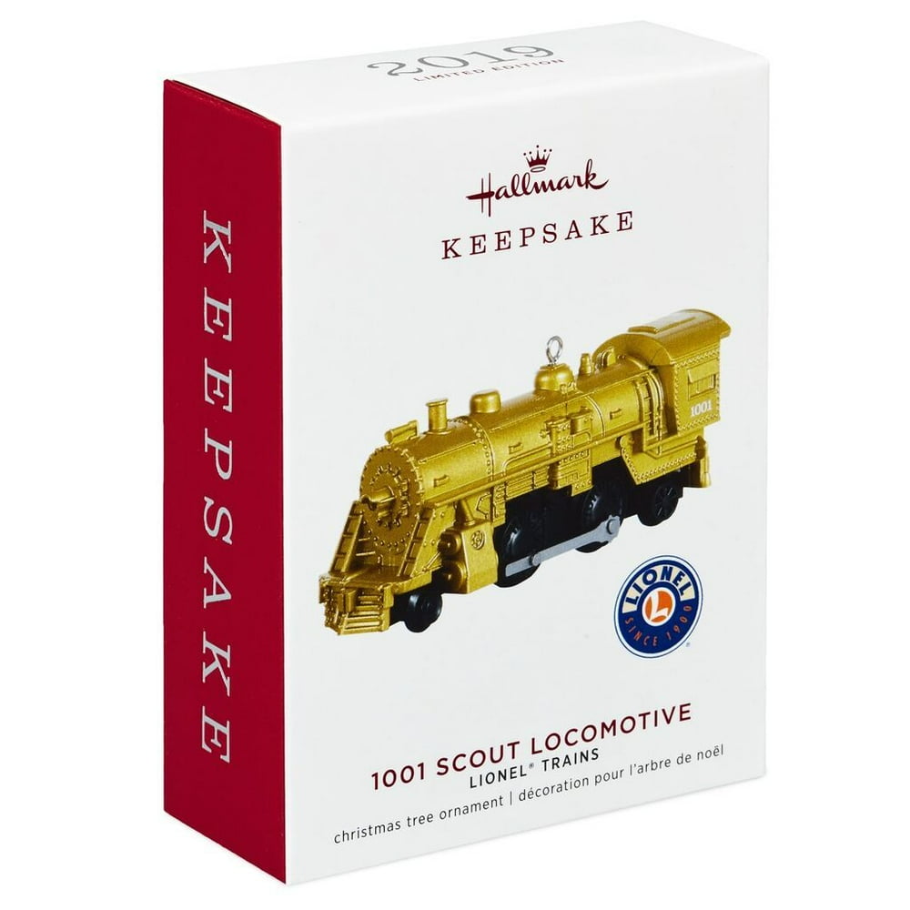 Hallmark Keepsake 2019 Lionel Trains 1001 Scout Gold Limited Ornament