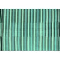 thumbnail image 1 of Ahgly Company Machine Washable Indoor Rectangle Southwestern Turquoise Blue Country Area Rugs, 4' x 6', 1 of 4