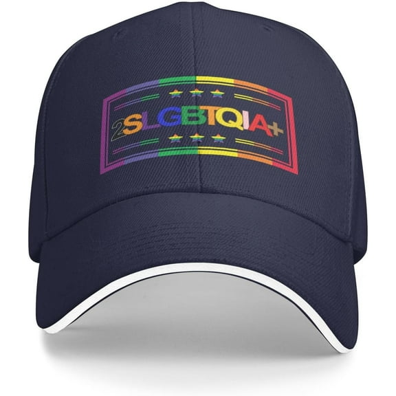 2slgbtqia Hat LGBT Pride Flag LGBTQ History Month Flag Canada Baseball Cap Trucker Hat
