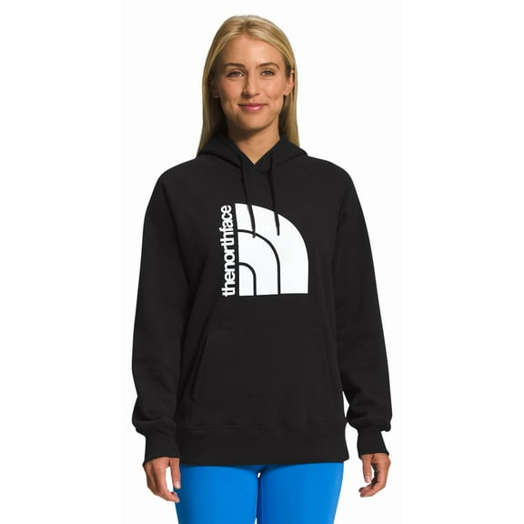The North Face Women’s Jumbo Half Dome Pullover Hoodie, TNF Black/TNF White, XXL