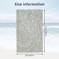 thumbnail image 4 of Paisley Large Beach Towel - Plush Thick Cotton Pool Towel, Adult Beach Towels-Paisley 3- DSB3350, 4 of 5
