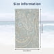 thumbnail image 4 of Paisley Large Beach Towel - Plush Thick Cotton Pool Towel, Adult Beach Towels-Paisley 3- DSB3350, 4 of 5