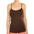thumbnail image 3 of Womens Thin Strap Camisole - Brown, 3 of 4