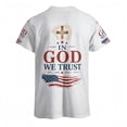 thumbnail image 3 of In God We Trust Shirt Patriotic Eagle Flag T-Shirt USA 1776-2026 Christian Independence Day Graphic Tee, 3 of 5