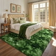 6x9 Feet Large Dark Green Rug for Living Room Bedroom, Fluffy Shag Area