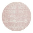 thumbnail image 3 of Unique Loom Lennon Collection Area Rug - Zal (3' 1" Round Pink/Ivory), 3 of 7