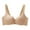 Beige, variant on Fiaer Women's Bras Front Closure Posture Correction No Underwire Full Coverage Comfortable Lace Shaping Bra Black XL