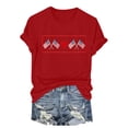 thumbnail image 4 of Duqingm American Flag Shirt 250 Years American 1776 2026 250th USA Patriotic 4th of July T-Shirt Red,2XL, 4 of 5
