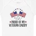 thumbnail image 4 of Inktastic Military Veteran Daddy Proud Son Daughter Boys or Girls Baby Bodysuit, 4 of 5