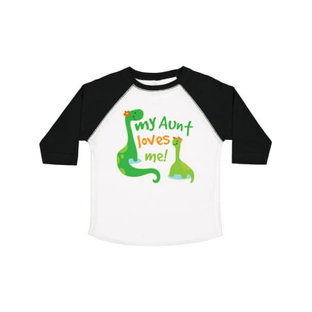 

Inktastic My Aunt Loves Me Nephew Gift Toddler Boy Girl T-Shirt