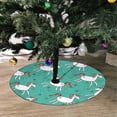 thumbnail image 2 of FMSHPON Cartoon Unicorn Xmas Christmas Tree Skirt Stand Mat for Holiday Party Decoration Indoor Outdoor 48 inches, 2 of 3