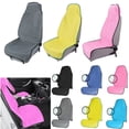 thumbnail image 5 of Danolapsi Sweat Towel Car Seat Cover Universal Fit Anti-Slip Bucket Seat Protector Mat For Post Gym Workout, Running, Swimming, Beach And Hiking For Cars SUV Trucks Seat Cushion, 5 of 6