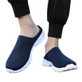 thumbnail image 4 of YLYL Men's Open Back Mules Arch Support Anti-Slip Breathable Mesh Casual Slip on Walking Shoes, 4 of 9