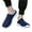 Blue, variant on Men's Backless Walking Sneakers Summer Slip on Mule Shoes Arch Support Closed Toe Slippers