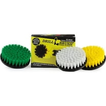 House Cleaning - Kitchen Tools - Shower Cleaner - Bathroom Accessories - Drill Brush - All Purpose Spin Brush Cleaning Kit - Stove-top, Oven Rack, Sink, Tile and Grout - Shower Door - Glass Cleaner