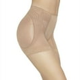 thumbnail image 3 of SWSMCLT Women's Padded Shapewear Shorts Butt Lifting Firm Tight Thin Soft Butt Lifter Hip Pads Body Shaper Mid Waist Nude 8-10, 3 of 4