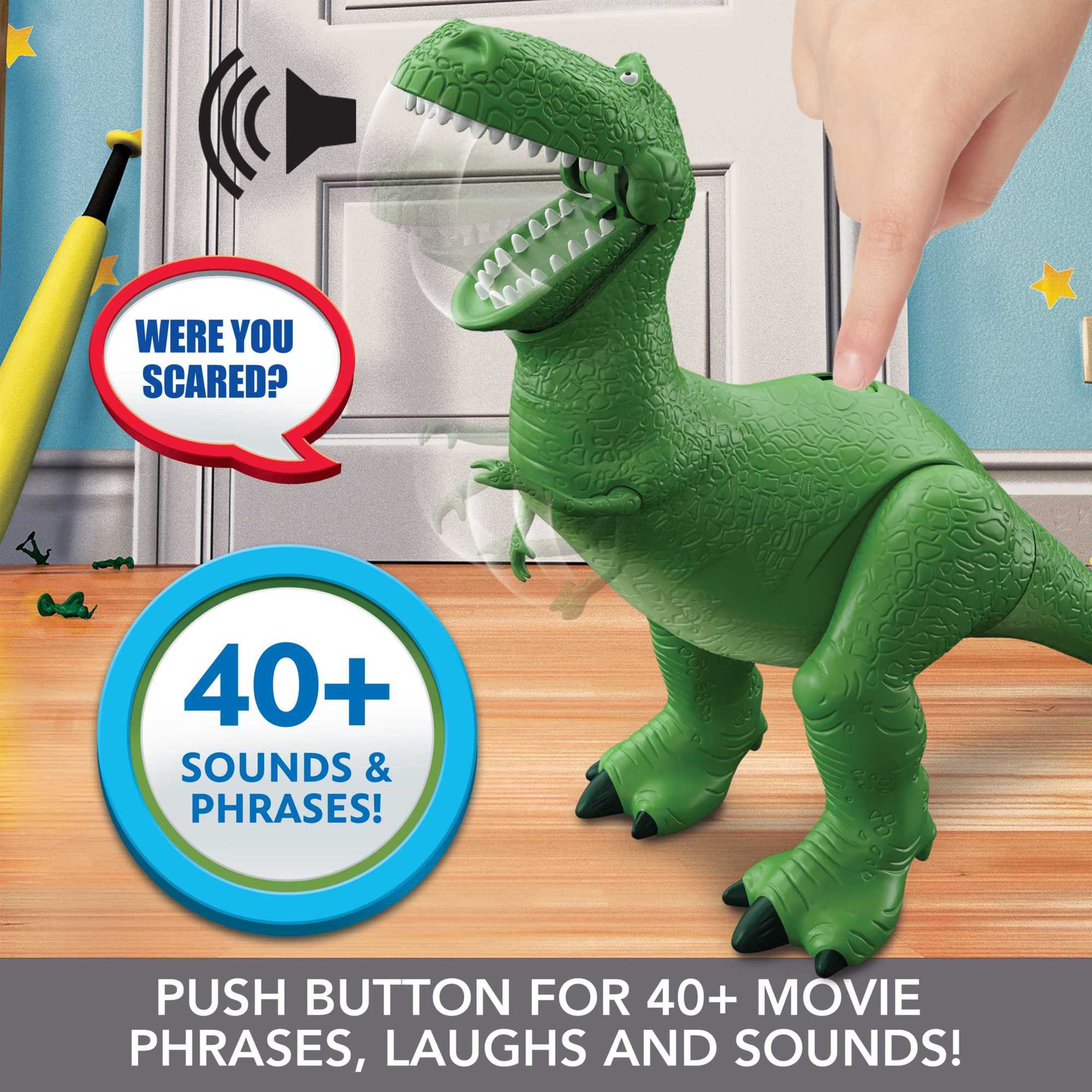 Disney Pixar Toy Story Roarin' Laughs Rex Dinosaur Figure photo 3