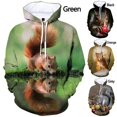 thumbnail image 2 of Sudadera con capucha divertida y linda con estampado de ardilla para hombres y mujeres, sudaderas casuales de manga larga con estampado completo de ardilla, sudaderas con capucha para niños, 2 of 5