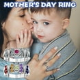 thumbnail image 2 of Fridja Mother's Day Gift Mom Ring Creative Color Matching Mom Ring S impl And Versatile, 2 of 8