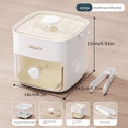 thumbnail image 3 of 1Pc Easy-Press Ice Cube Maker - Large Capacity, Freeze & Store Ice Bucket For Home Use, Durable Plastic, 3 of 6