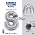 thumbnail image 2 of Eastman 69028 Semi-Rigid Aluminum Dryer Duct, silver, 2 of 13