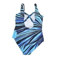 thumbnail image 3 of Amzcrzy Women's One Piece Swimsuits Vintage Tummy Control Bathing Suit sexyming Ruched Swimwea Plus Size Swimsuit for Women, 3 of 5