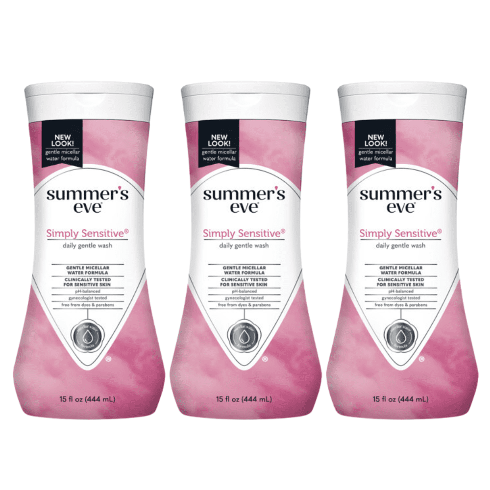 Summer's Eve Feminine Wash Sensitive Skin, 15 oz (Pack 3)