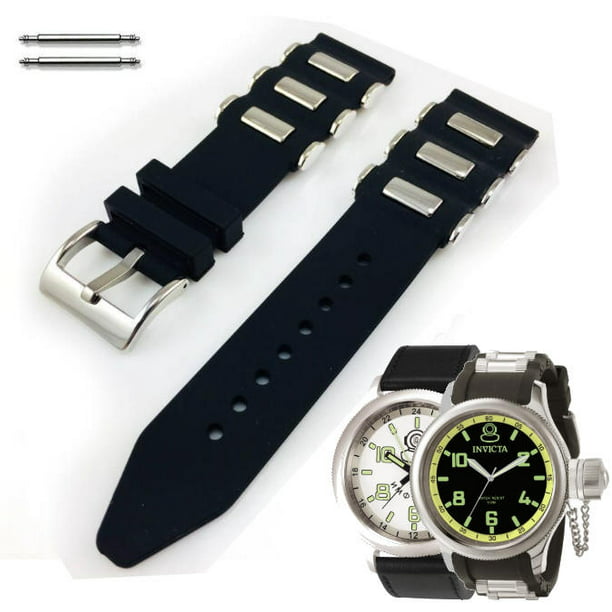 værdighed Optagelsesgebyr Mand Bullets Rubber Replacement Watch Band Strap Fits Invicta Russian Diver 1959  #59 - Walmart.com