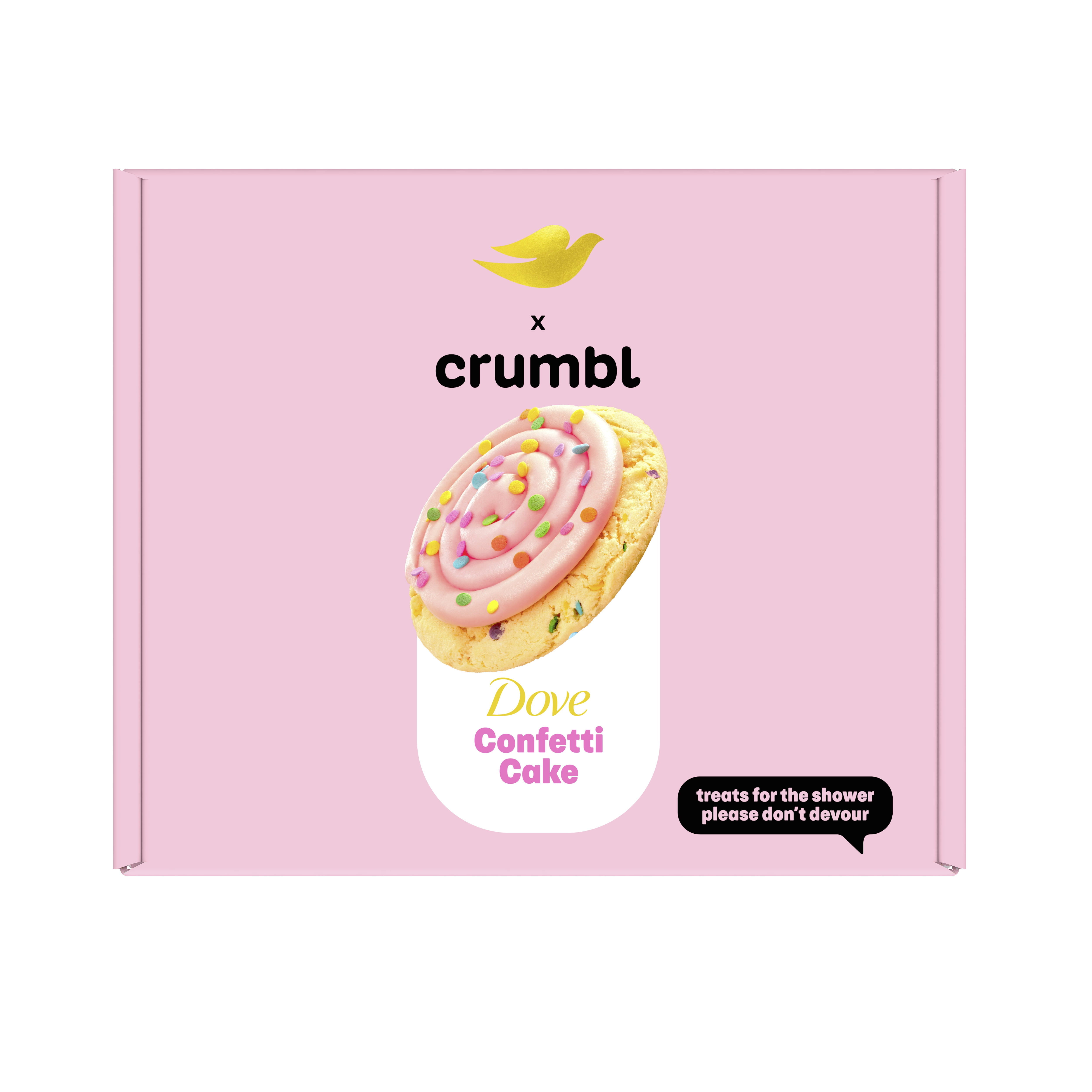 Dove Crumbl Limited Edition Body Care Gift Set Strawberry Crumb