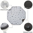 thumbnail image 4 of Rdausd 29.0" Octagon Pet Playpen Mat, Washable Waterproof Pet Cage Mat, Soft Padded Floor Mat for Dogs Cats Rabbits, Non-Slip Pet Bed Mat for Crates Playpens, D, 4 of 6