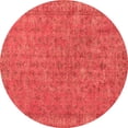 thumbnail image 1 of Ahgly Company Indoor Round Persian Orange Bohemian Area Rugs, 4' Round, 1 of 1