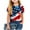 Blue, variant on ZACPNCV Shirts for Kids Girls Summer Crewneck USA Flag Graphic Short Sleeve Casual Tee Blouses Independence Day Clothes Blue 3-4 Years