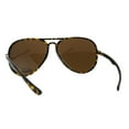 thumbnail image 4 of Classic Mens Thin Plastic Racer Pilot Sunglasses Tortoise Brown, 4 of 4