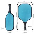 thumbnail image 3 of CSChome Sports Racket Fiber Glass Pickleball Paddle with Non-Slip Handle Precise Control Ultra-Comfy Grip Pickleball Racket Sports Training Tools, 3 of 7