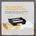 thumbnail image 4 of Kitchen Hanging Disposable Paper Tray Cake Tray Dispenser Solid Wood Storage Rack, 4 of 5