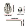 thumbnail image 2 of Decodeary Stainless Steel Oversize Piggybacks Oil Drain Plug - And Leak-proof Plug Extra Large Drain Plug M12.1X1.25 1Set, 2 of 6