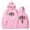 Pink, variant on Santa Fe Klan 473 Logo Pullover Hoodies Rapper North America Tour Merch Unisex Fashion Casual Long Sleeve