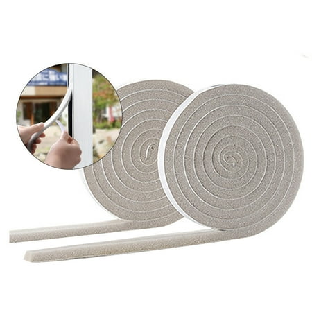 

2 Rolls Window Seal Strip Self Adhesive Indoor Weather Stripping Window Weatherstrip 0.59 Width x 6.56 Length