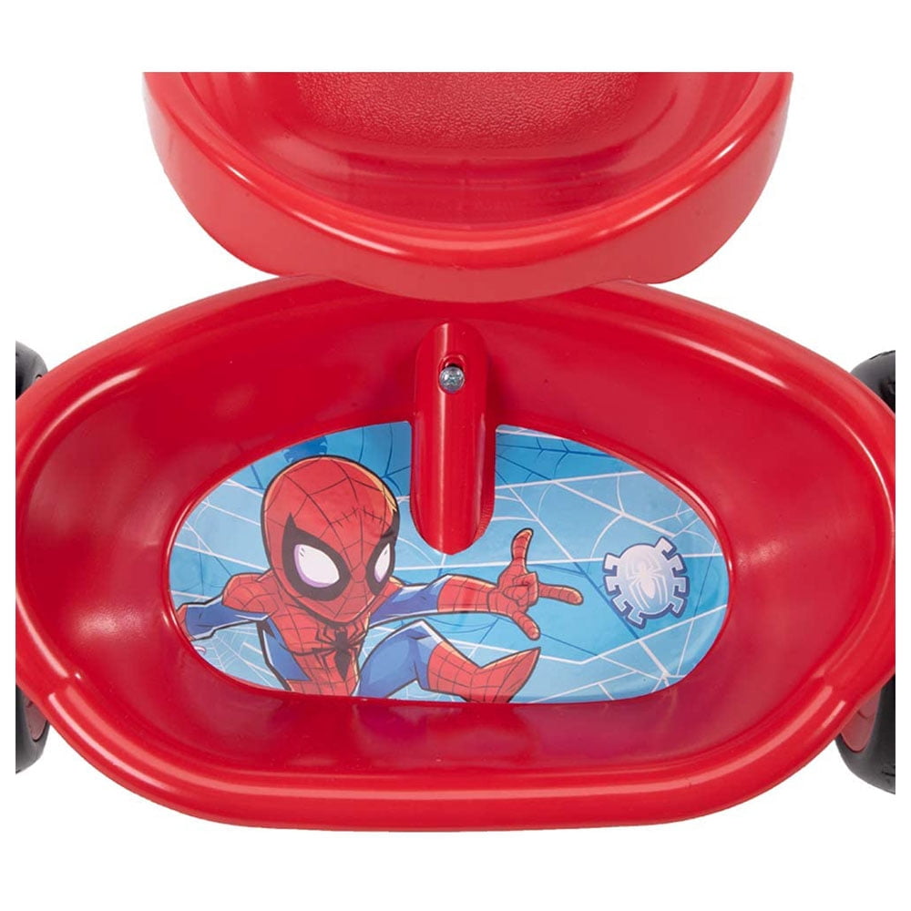 Huffy Marvel Spiderman 3 Wheel Preschool Toddler Tricycle with Basket