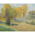thumbnail image 2 of Rodolphe Wytsman 24x20 Black Ornate Framed Double Matted Museum Art Print Titled: Countryside, 2 of 5