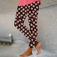 thumbnail image 4 of AOOCHASLIY Christmas Leggings for Women - Comfy Festive Holiday Themed High and Mid Waisted Fall Winter Leggings, 4 of 5
