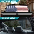 Performated Window Graphics Forchrinse Rear Window Decals Perforated for Trucks, SUV, Sedan, UV ...
