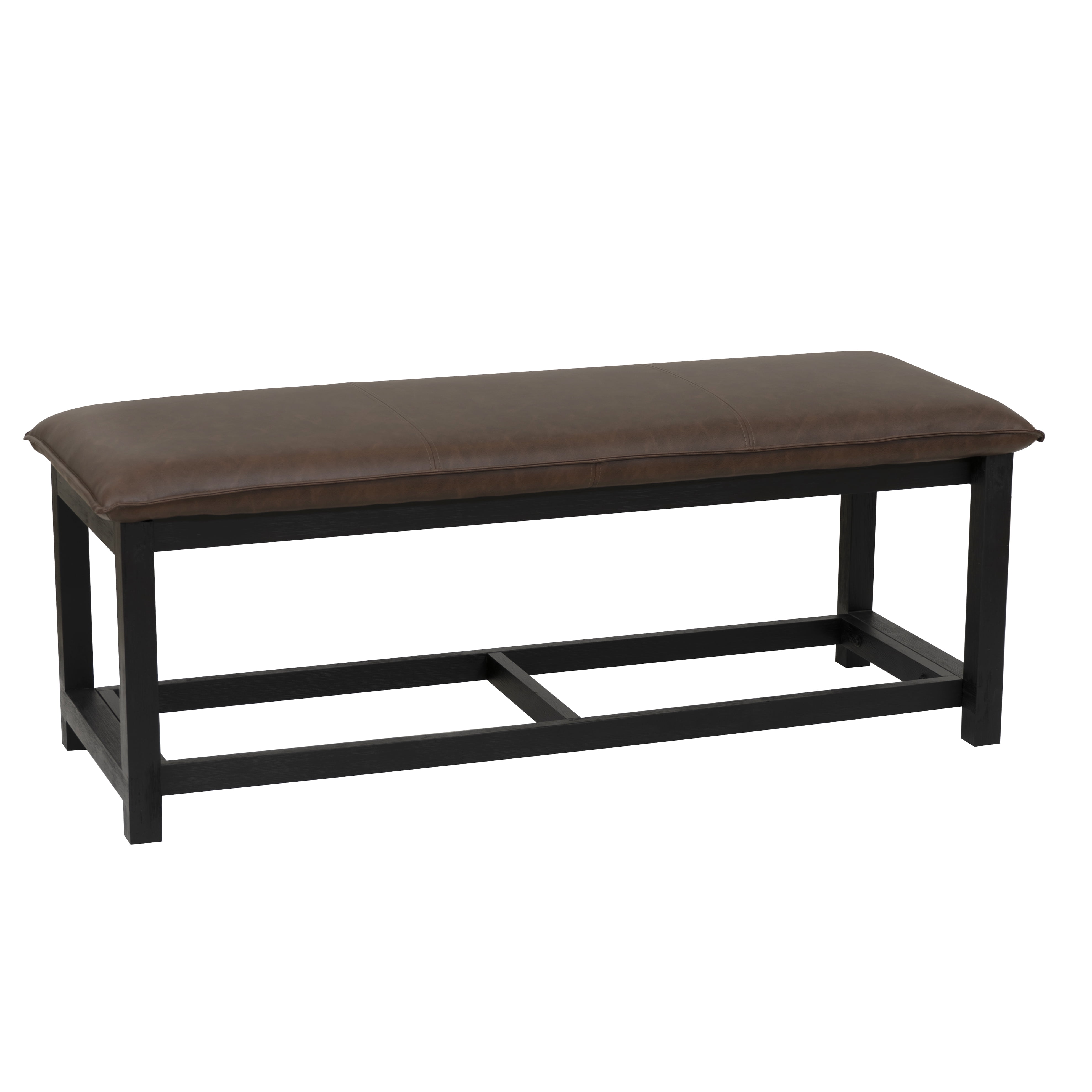 Abrielle Pillow Top Bench Chestnut