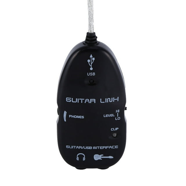 Câble Guitare USB, Adaptateur Guitare vers Interface USB Interface Guitare Conçue pour l'Avenir