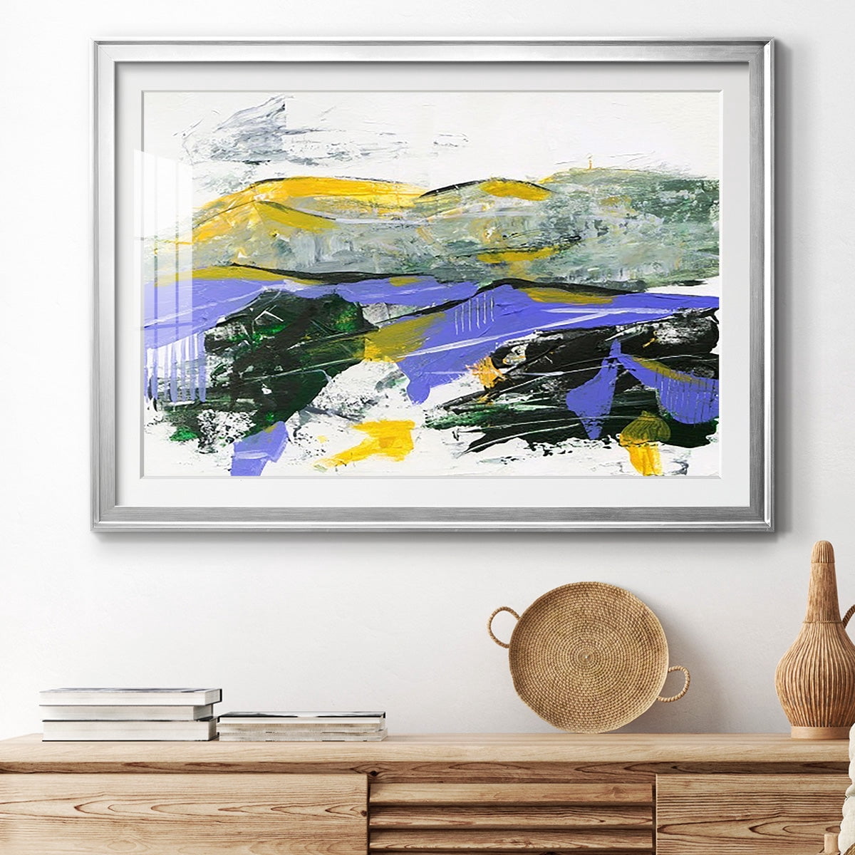 Silent Mountain IV Premium Framed Print - Ready to Hang