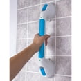 thumbnail image 2 of Carex Ultra Grip Shower Wall Grab Bar Dual Lock Suction, 16", 1ct, 2 of 10